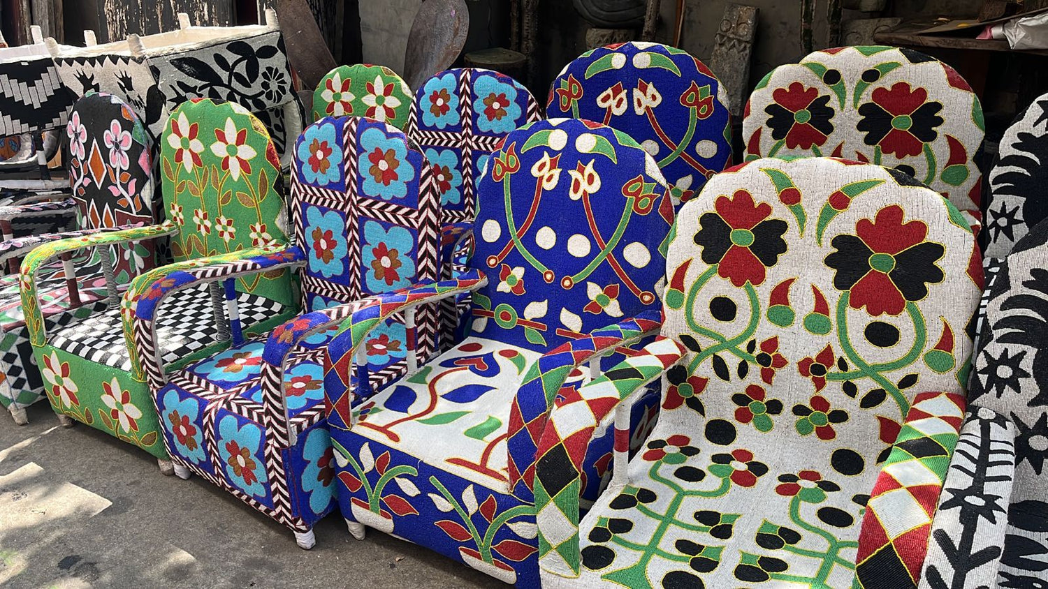 Yoruba Throne Chair