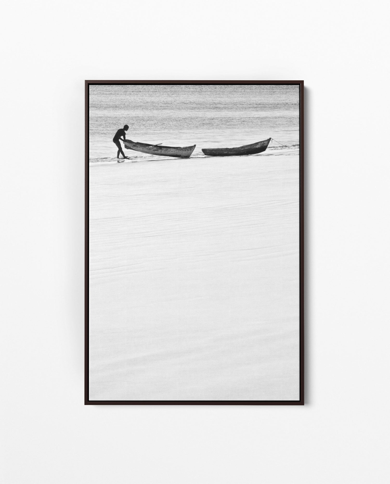 ILHA_07 David Ballam Print Man and Canoes