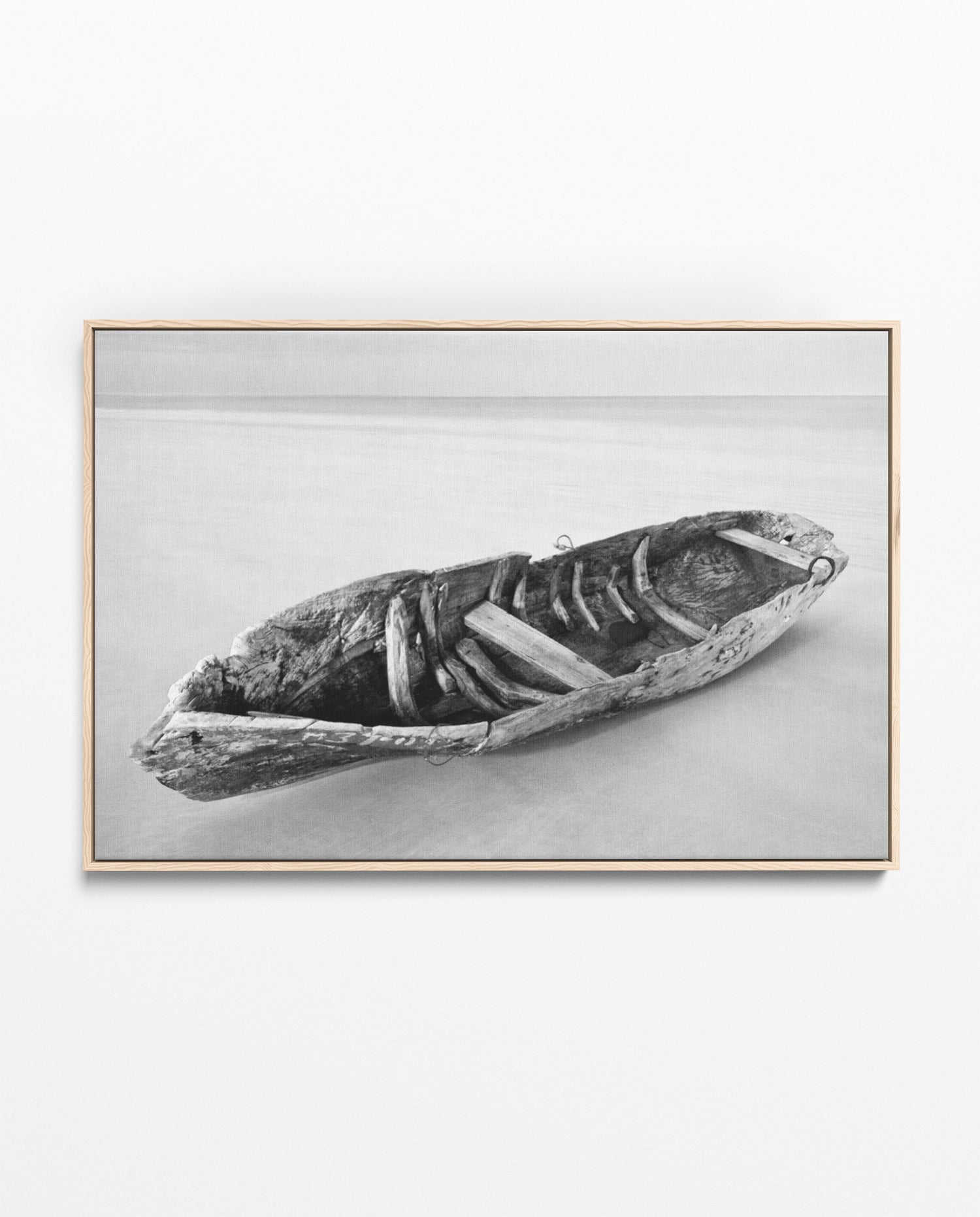 ILHA_25 David Ballam Print Dugout Canoe on Beach