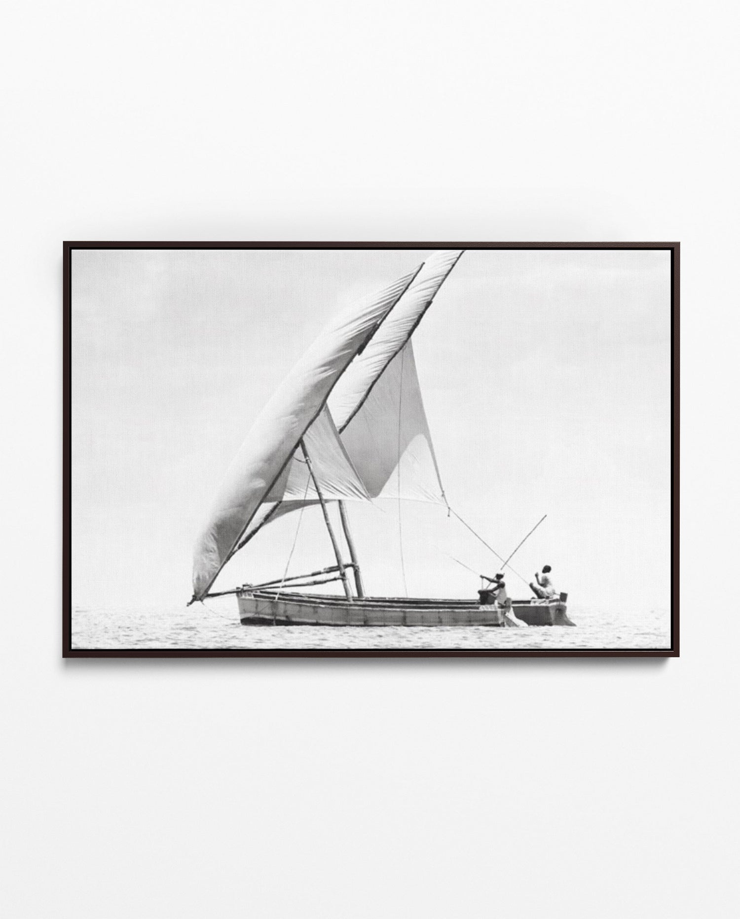 ILHA_37 David Ballam Print Dhow and Fishermen