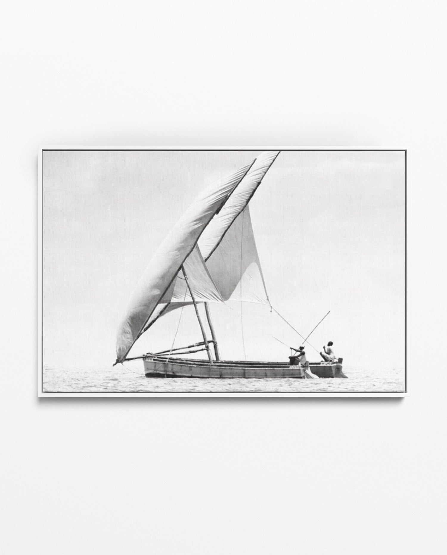 ILHA_37 David Ballam Print Dhow and Fishermen