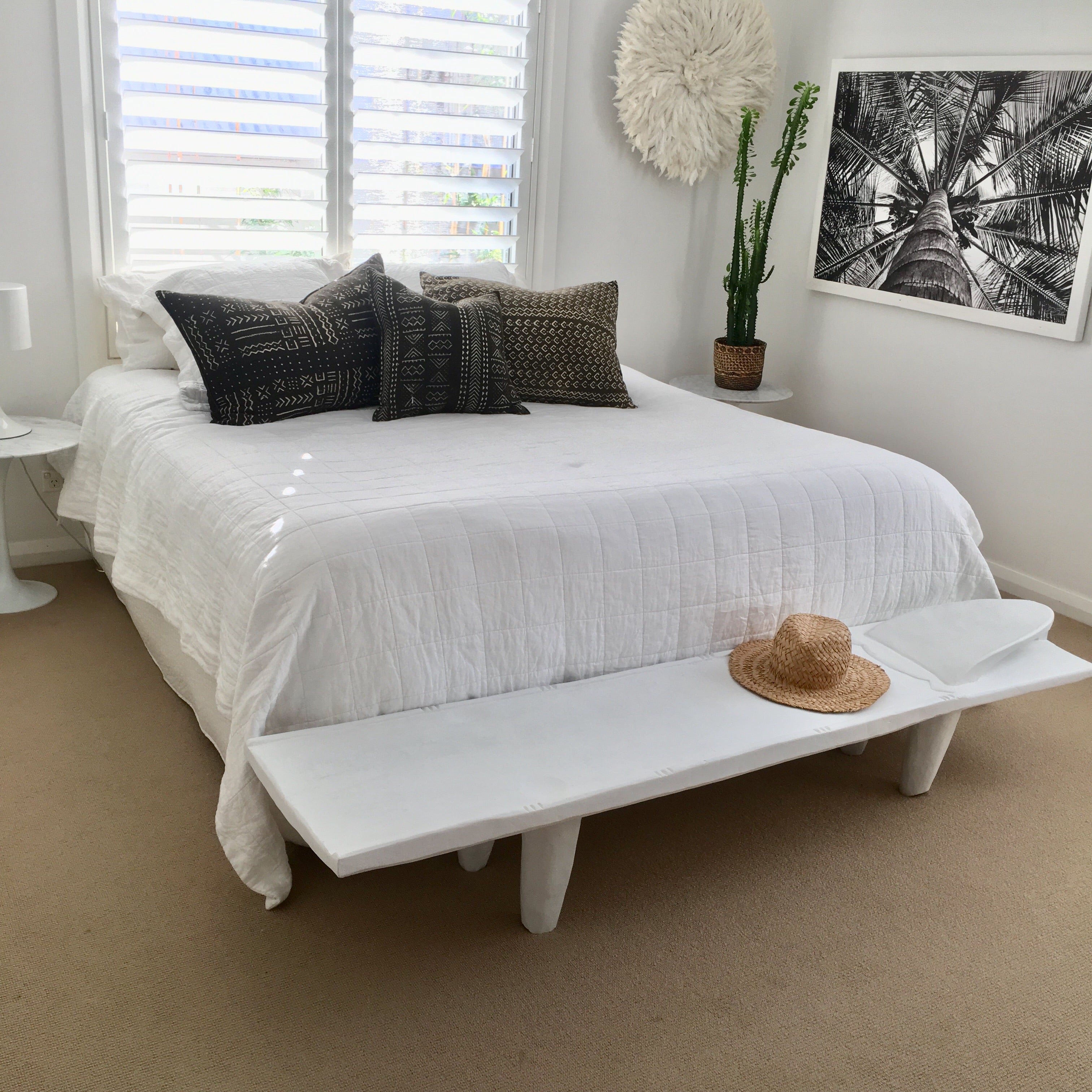 Senufo Bed with headrest - 2.1m