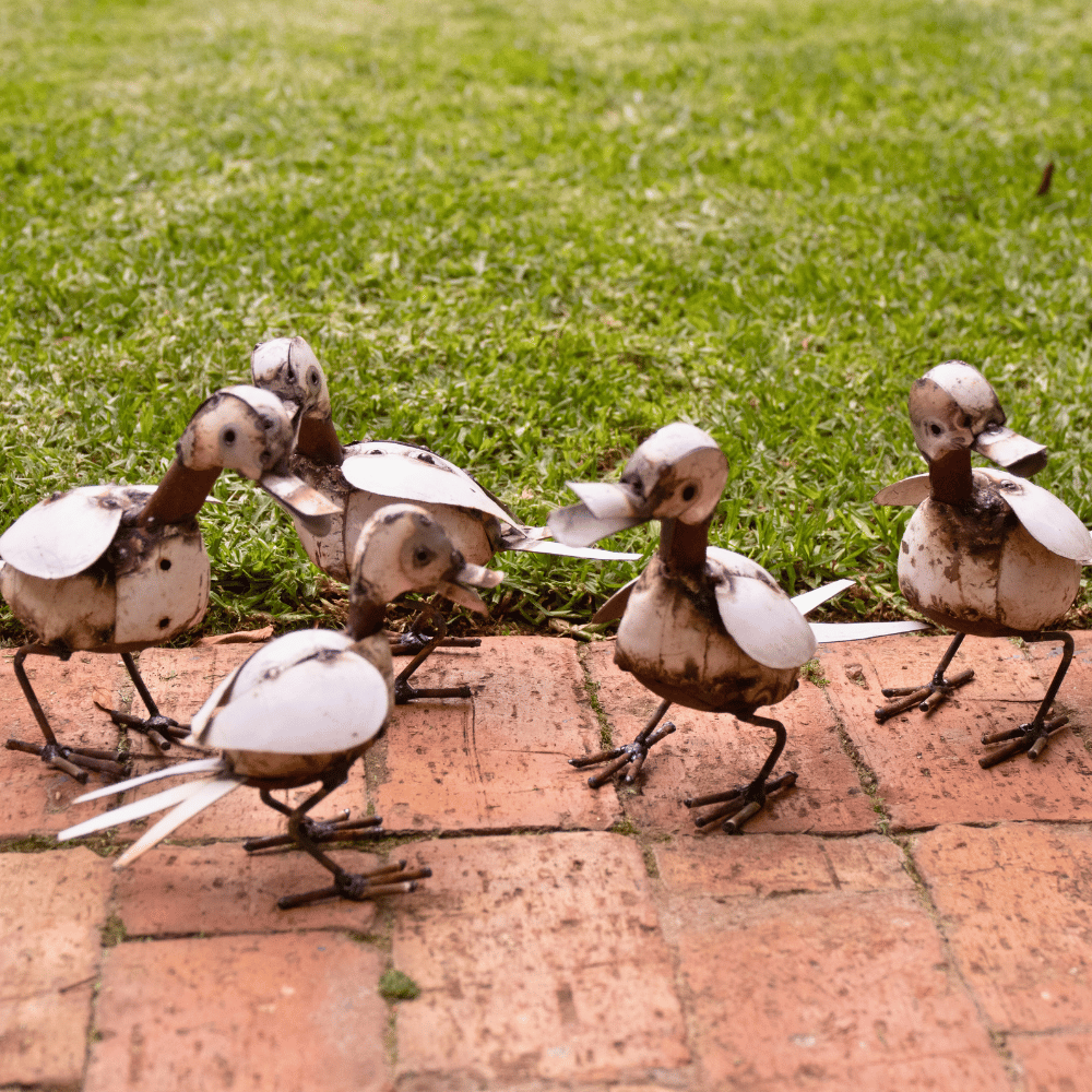 Duck - African Metal Sculpture