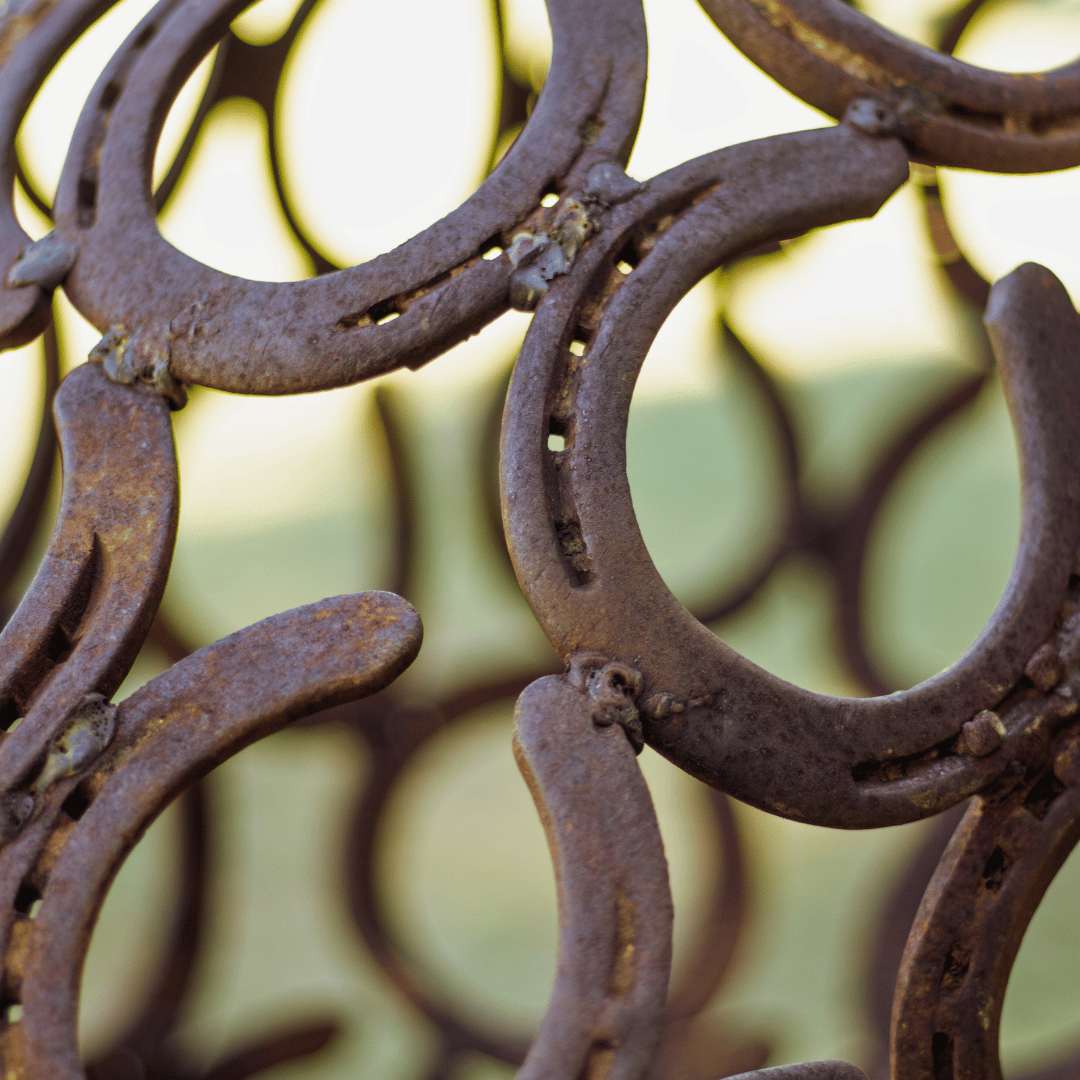 Rearing Horse Shoe Horse