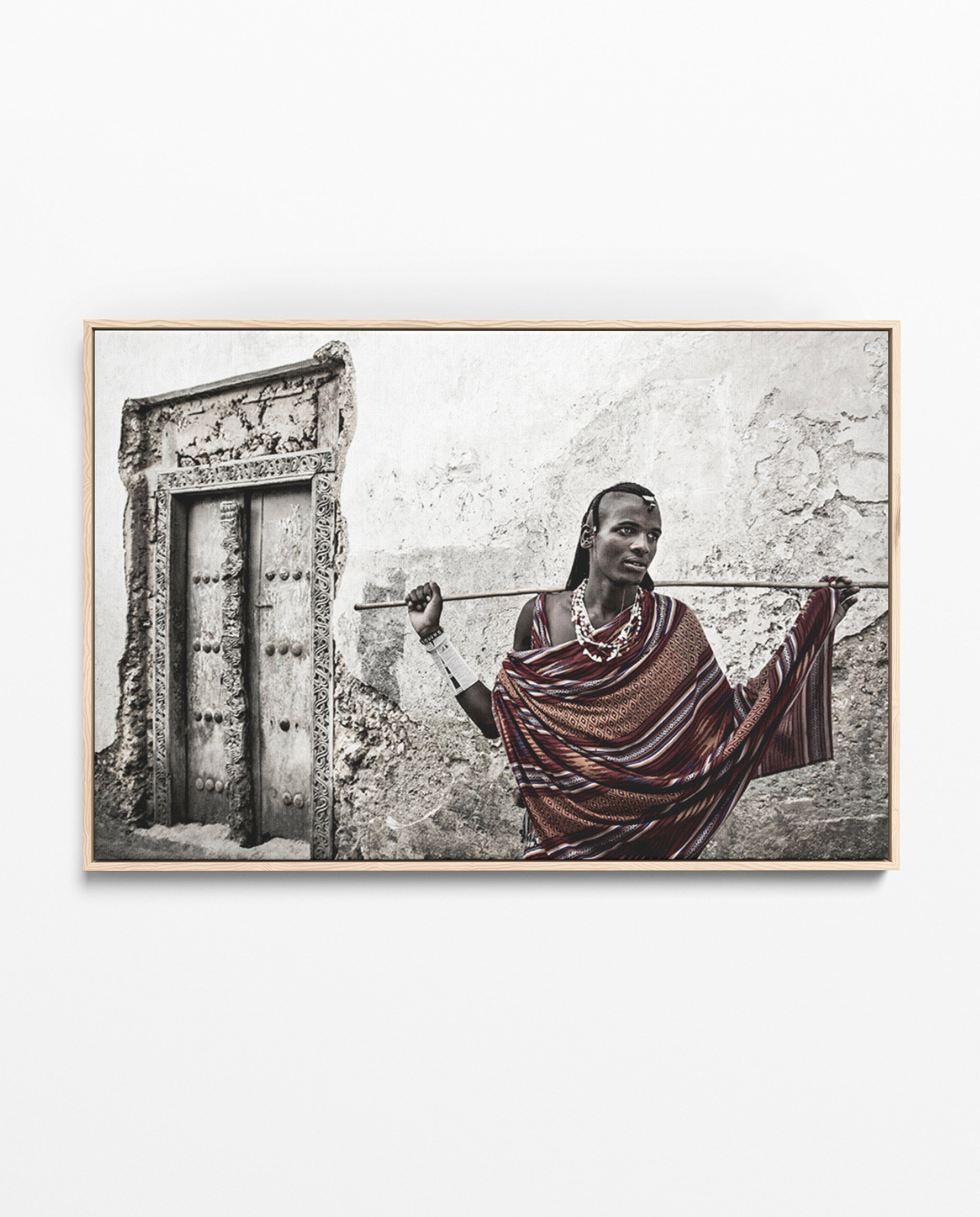ZAN_06 David Ballam Print Doorway and Wall
