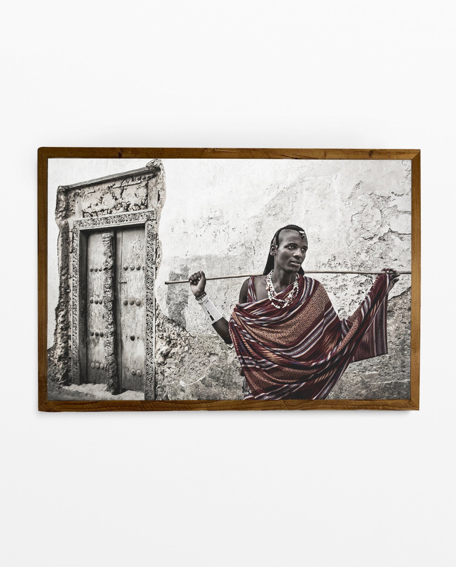 ZAN_06 David Ballam Print Doorway and Wall