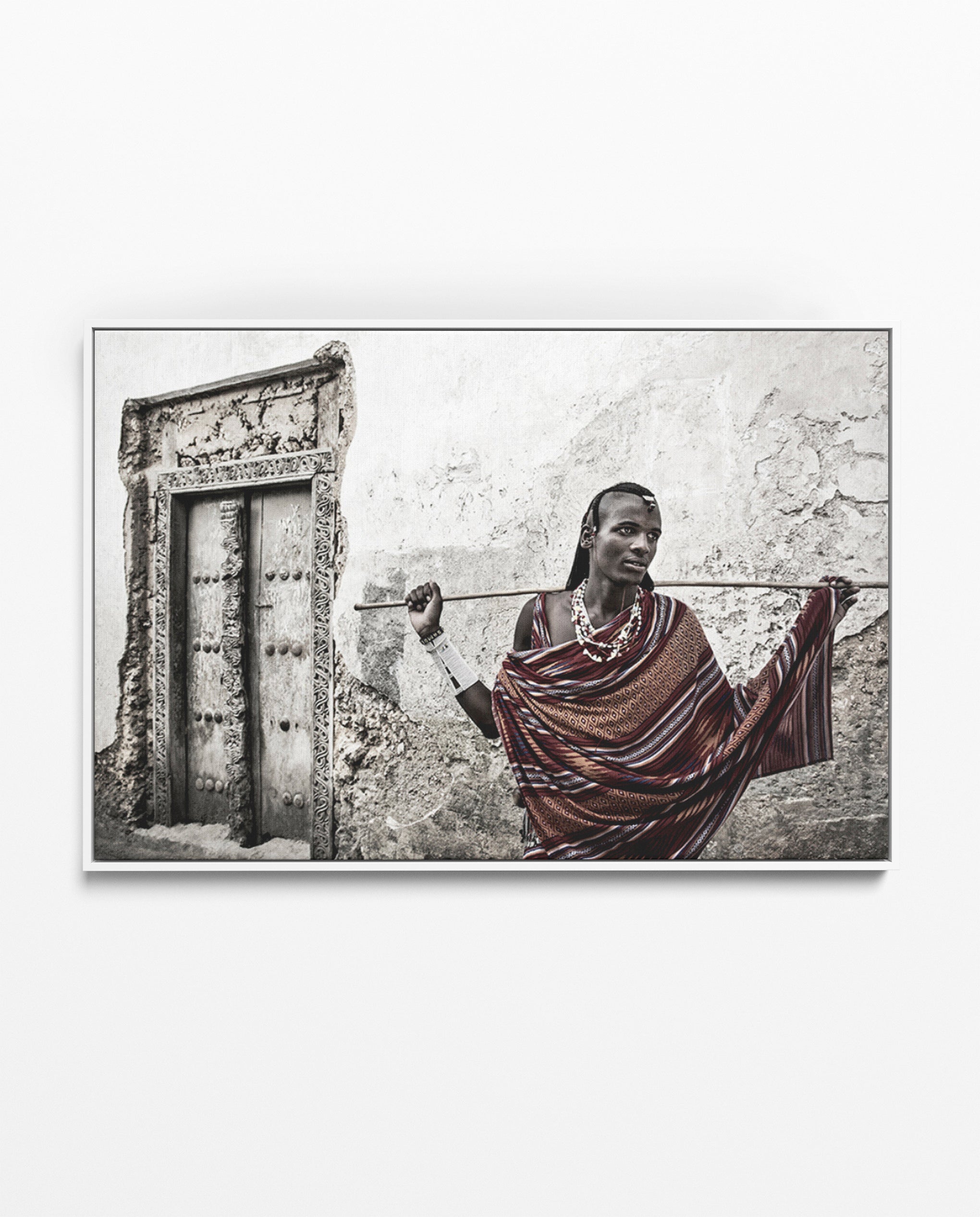 ZAN_06 David Ballam Print Doorway and Wall