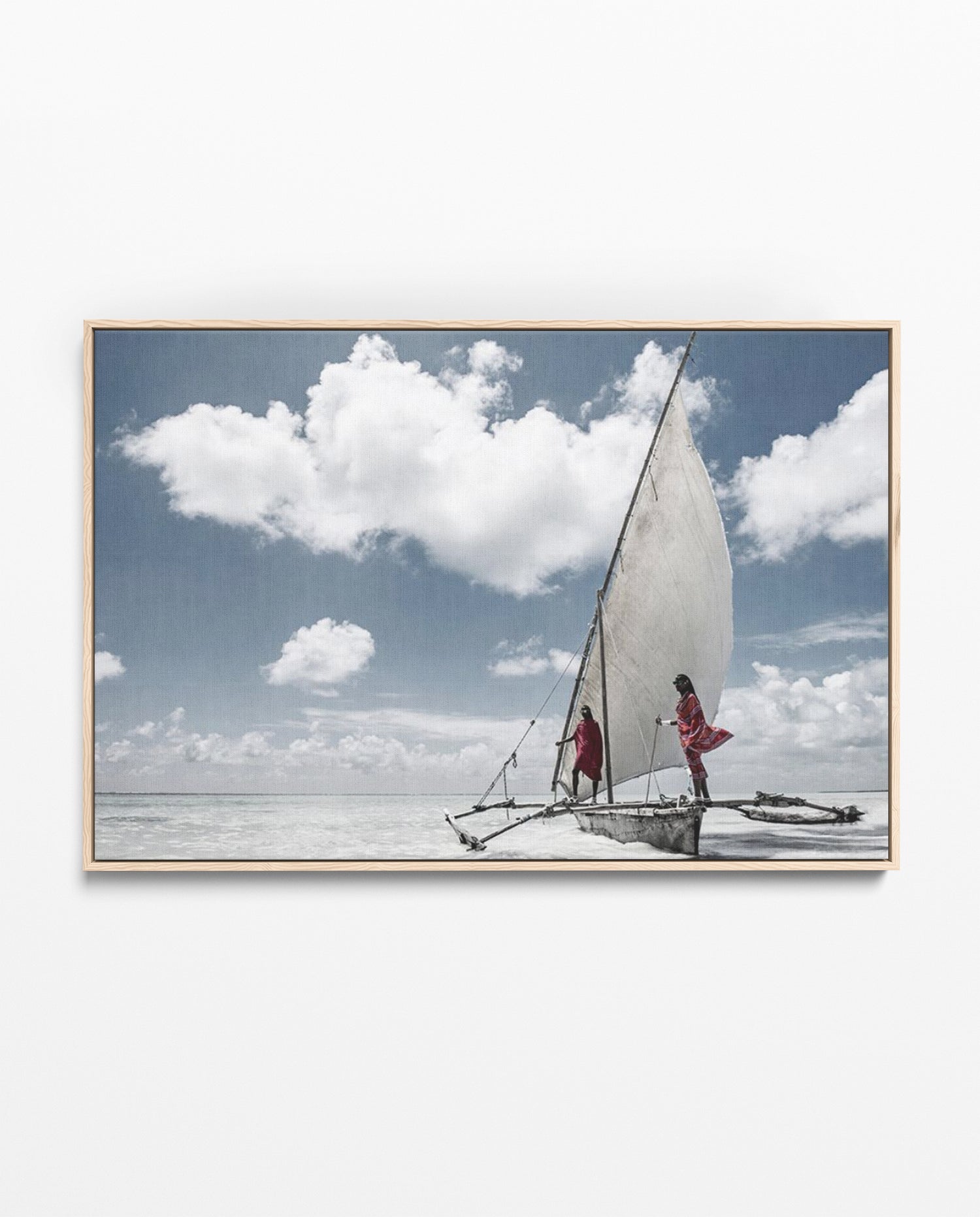 ZAN_75 David Ballam Print Outrigger with People