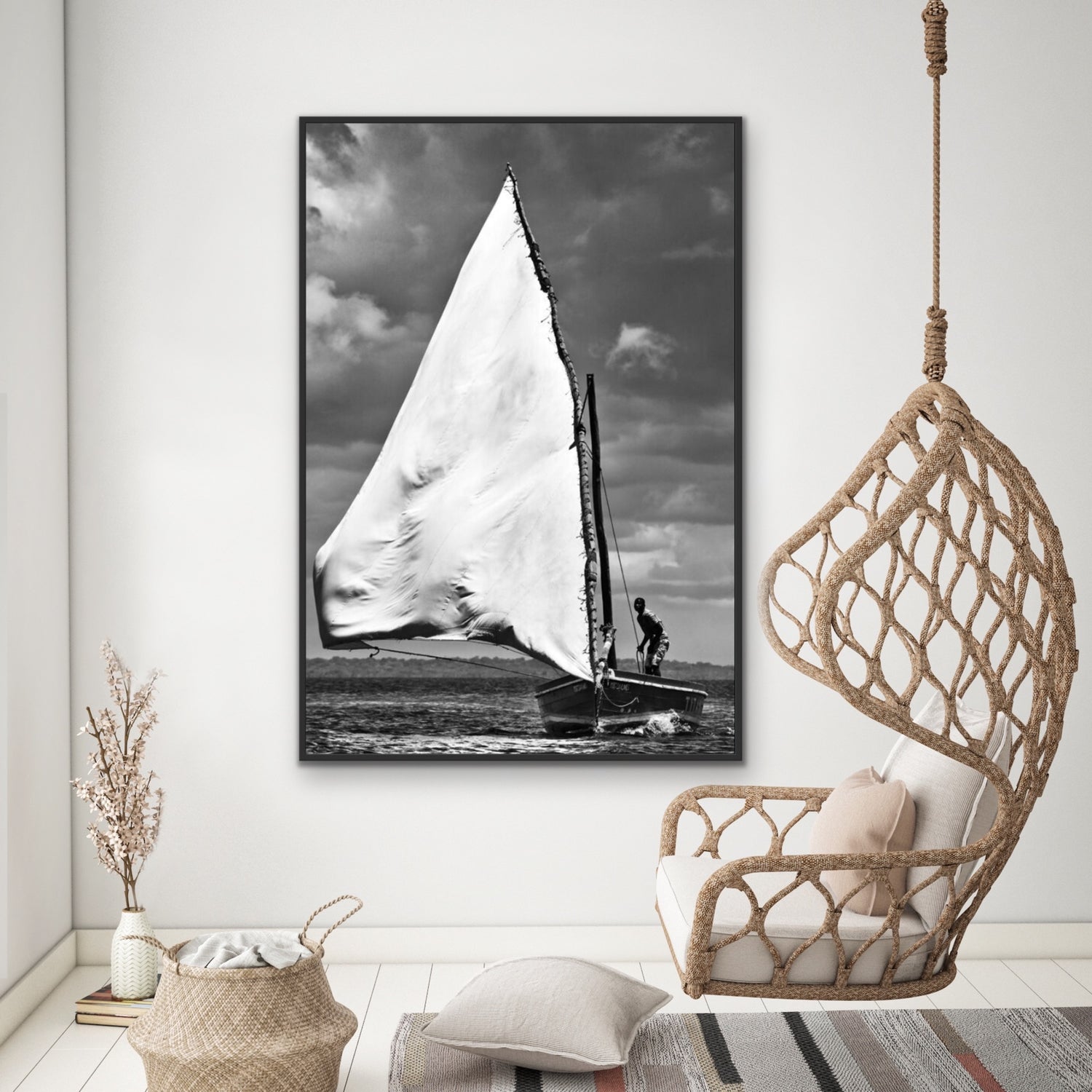 ILHA_04 David Ballam Print Dhow in Full Sail