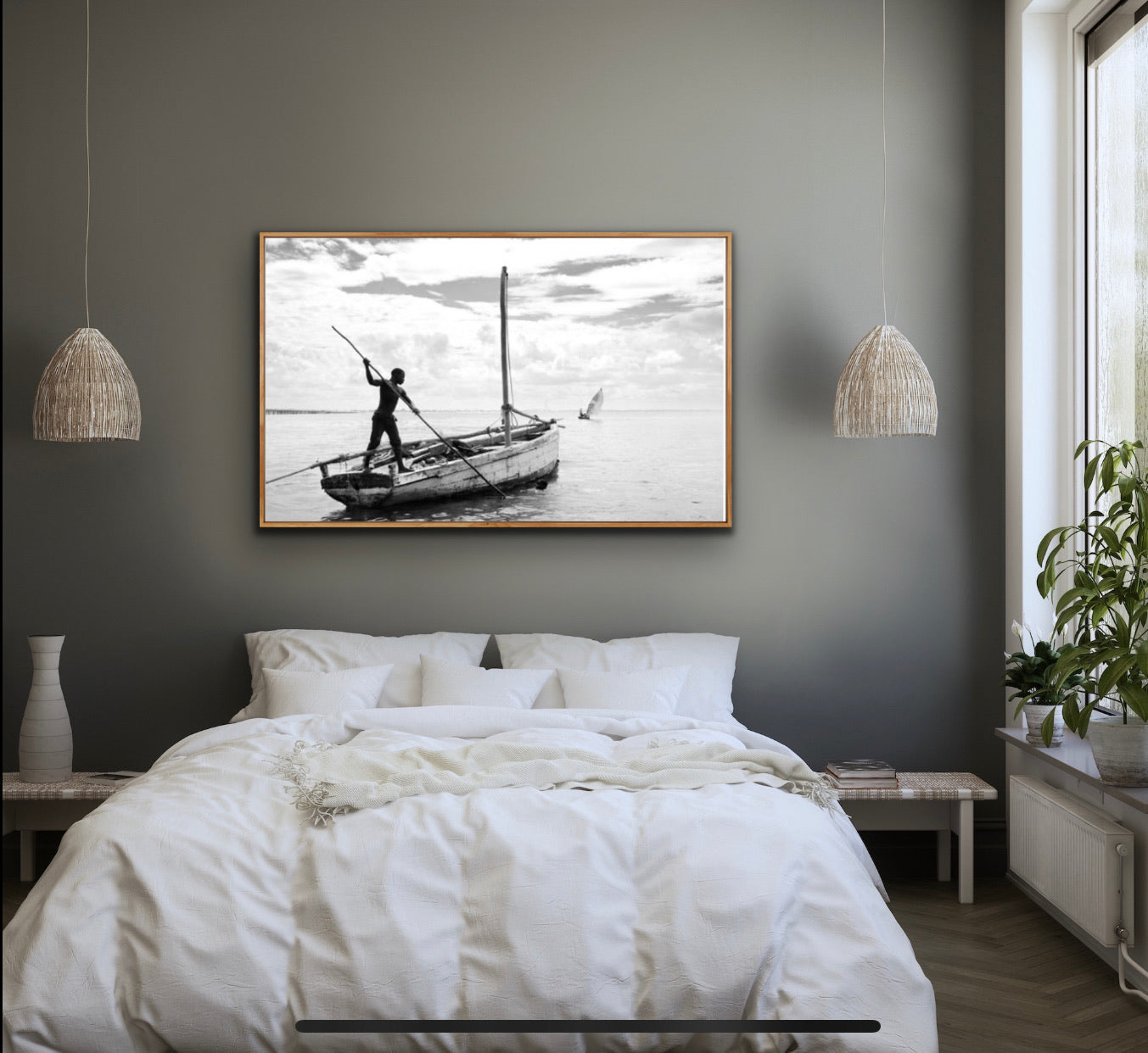 ILHA_30 David Ballam Print Fishermen and Dhow