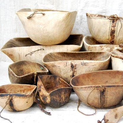 Turkana Oval Wood Bowl