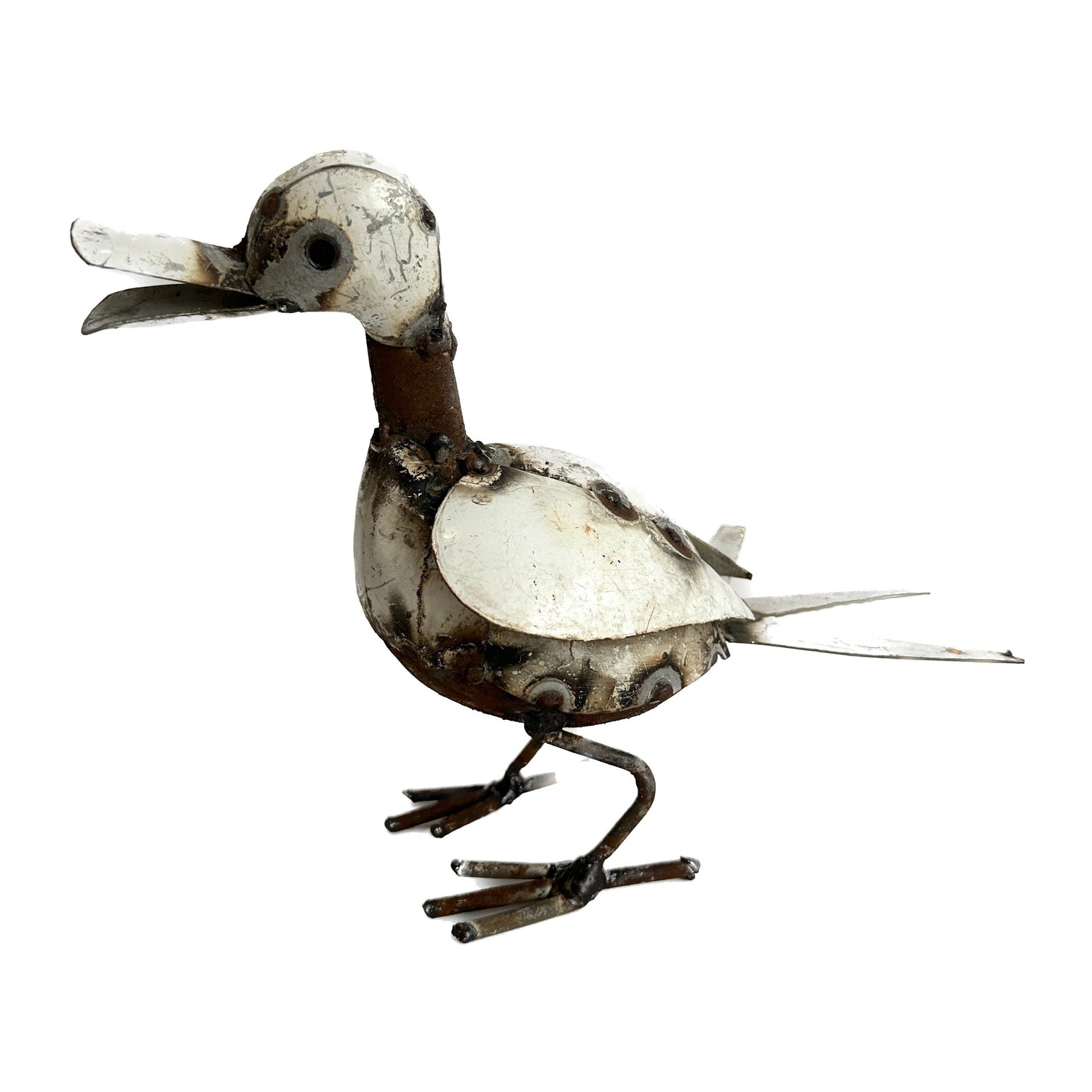 Duck - African Metal Sculpture