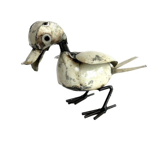 Duck - African Metal Sculpture