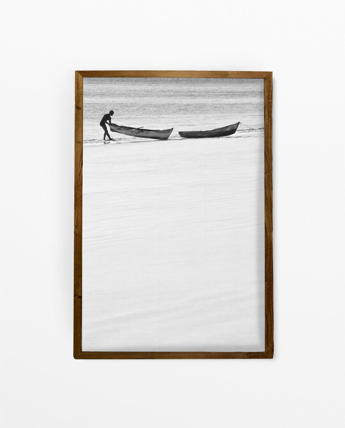 ILHA_07 David Ballam Print Man and Canoes