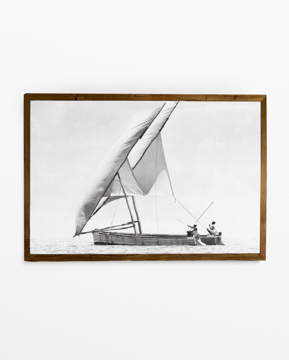 ILHA_37 David Ballam Print Dhow and Fishermen