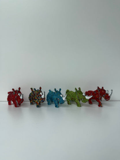 Hippo Beaded Small