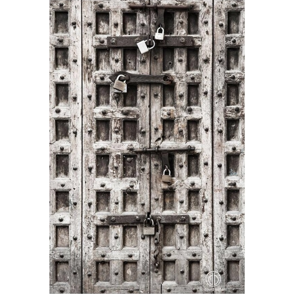 ZAN_72 David Ballam Print Door and Padlocks