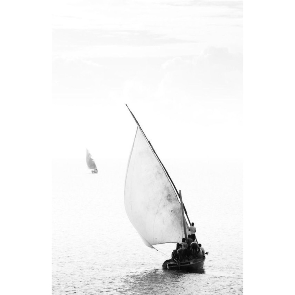 ILHA_01 David Ballam Print Single Dhow Sailing