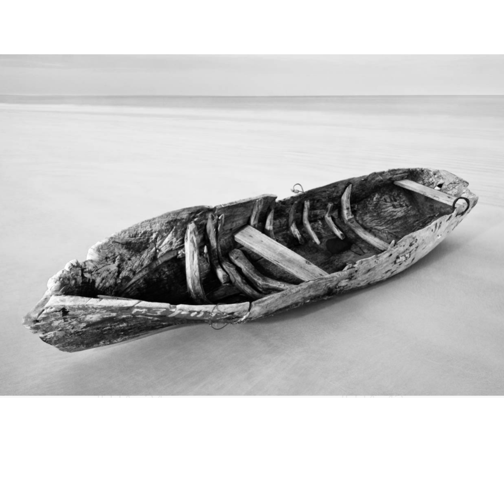 ILHA_25 David Ballam Print Dugout Canoe on Beach