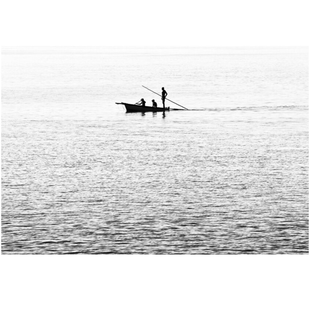 ILHA_35 David Ballam Print Fishermen in Shallows