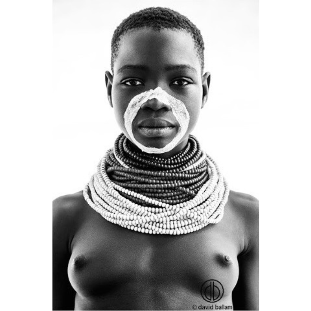 Tribal Portrait Print David Ballam OMO_02