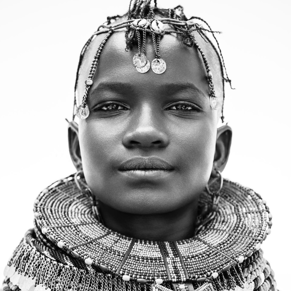 Tribal Portrait Print David Ballam KANA_02