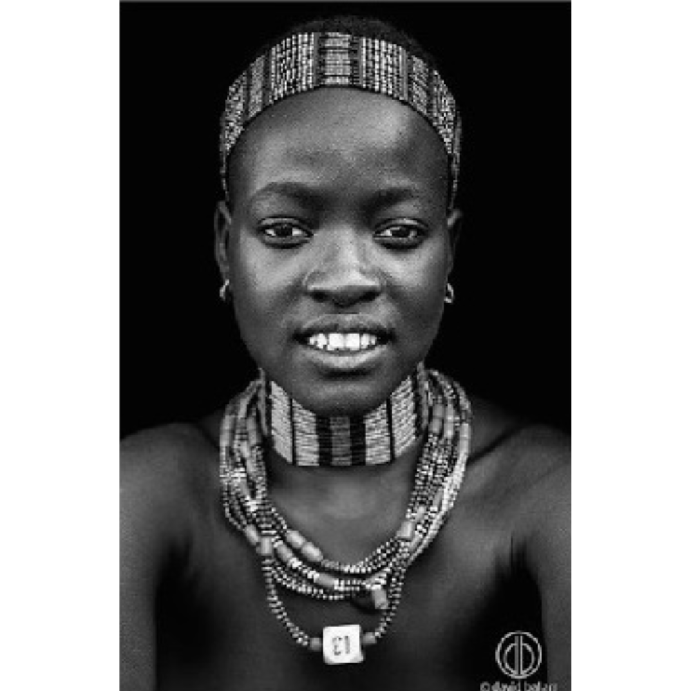 Tribal Portrait Print David Ballam OMO_61