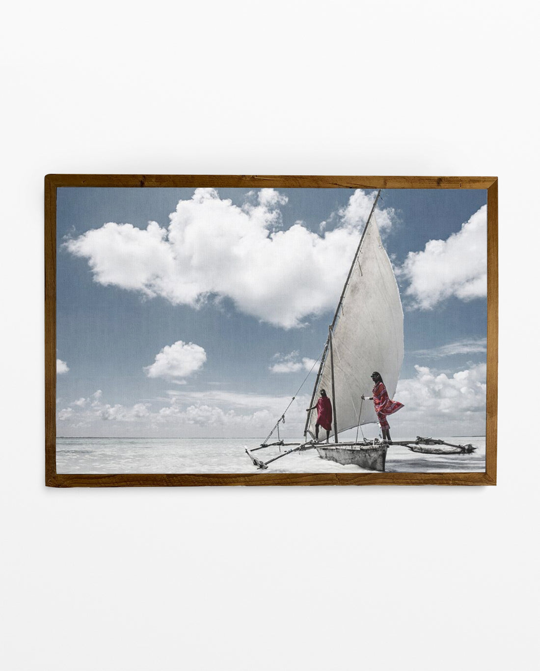 ZAN_75 David Ballam Print Outrigger with People