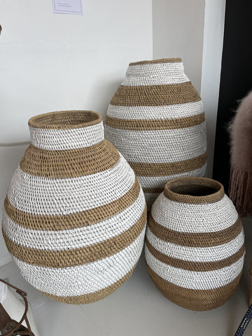 African Flat Basket - The TAYLOR'd Home